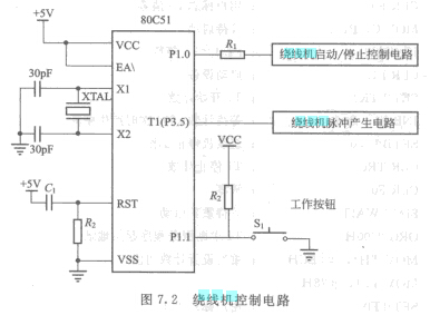 绕线机的控制电路