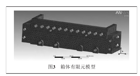 绕线机主轴箱体的有限元建模