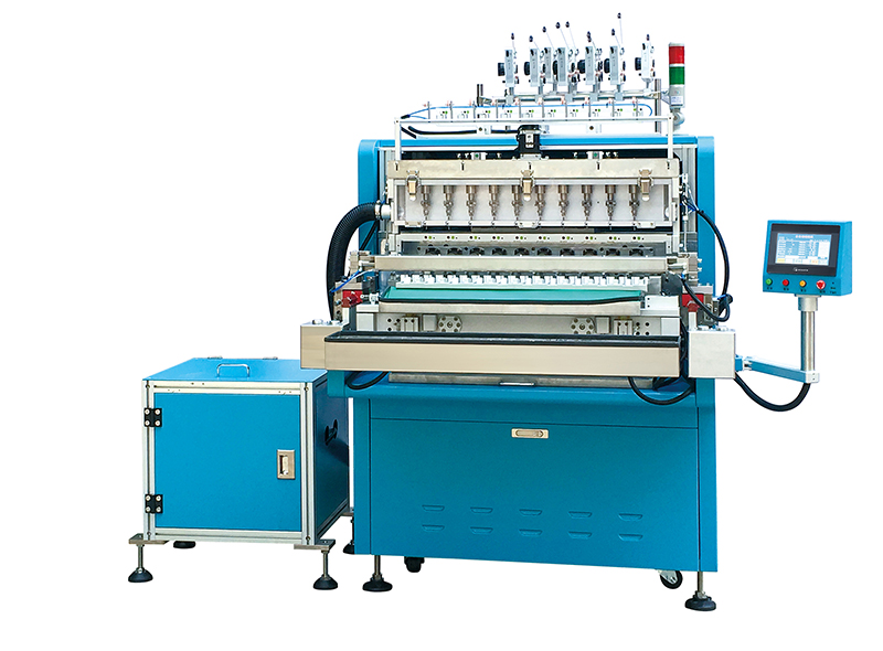 E-7010-LBCS全自动十轴脱漆皮绕线机：